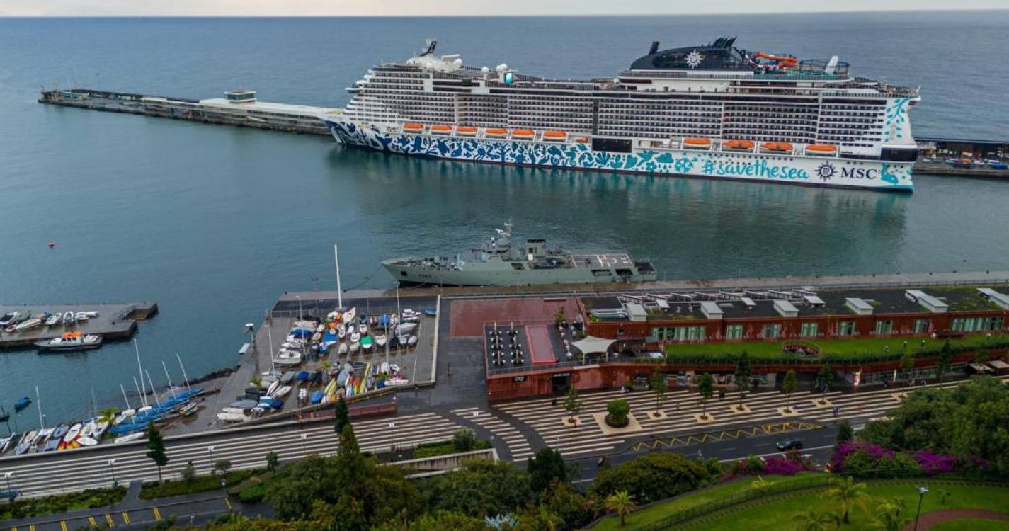 Navio mais eficiente do mundo a nível energético estreou-se esta manhã no Funchal (com fotos)