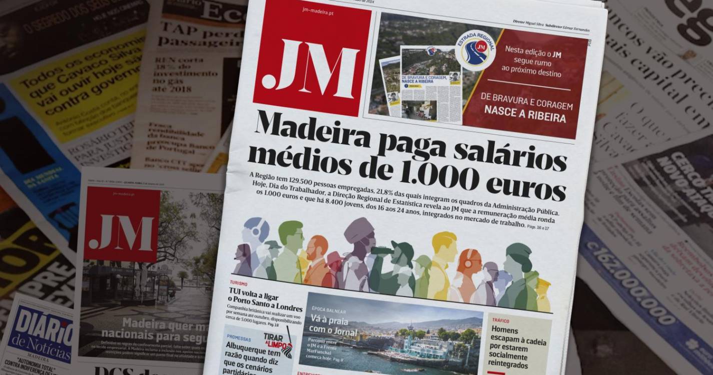 Madeira paga salários médios de 1.000 euros