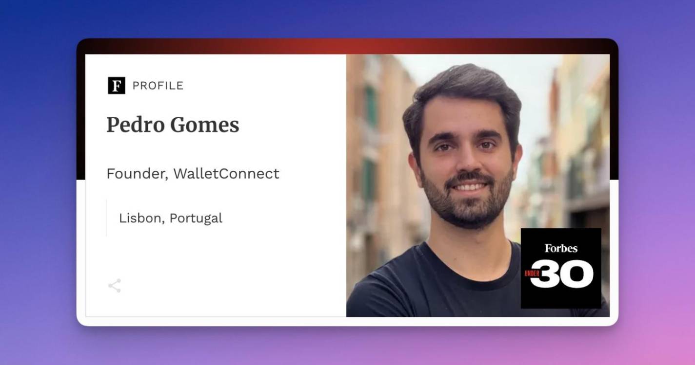 Revista Forbes destaca empresa WalletConnect do madeirense Pedro Gomes