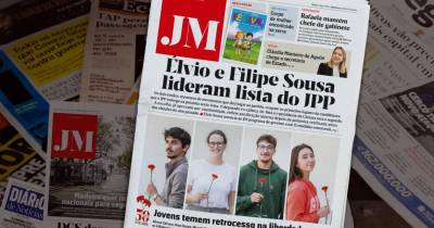 Élvio e Filipe Sousa lideram lista do JPP