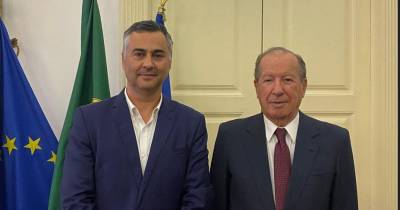 Ministro da Educação reúne-se com Ireneu Barreto no Palácio de São Lourenço
