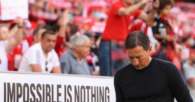 Benfica head coach Roger Schmidt during the Portuguese First League soccer match against Arouca, held at Luz Stadium, in Lisbon, Portugal, 12 May 2024. TIAGO PETINGA/LUSA