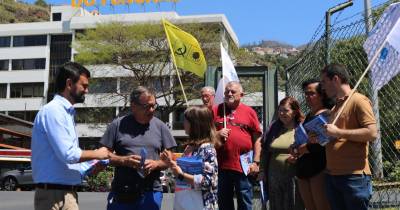CDU leva mensagem aos trabalhadores da Horários do Funchal