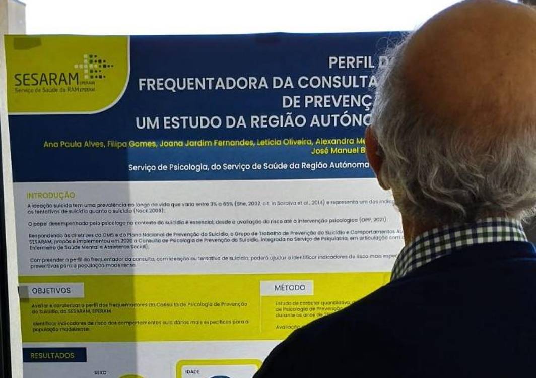 Consulta de Prevenção do Suicídio é mais frequentada por mulheres, solteiros e empregados