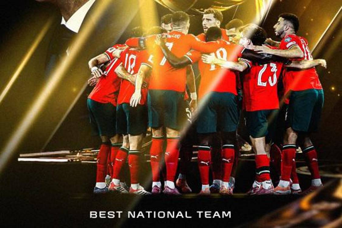 Globe Soccer Awards: Equipa das Quinas eleita Melhor Seleção de 2025