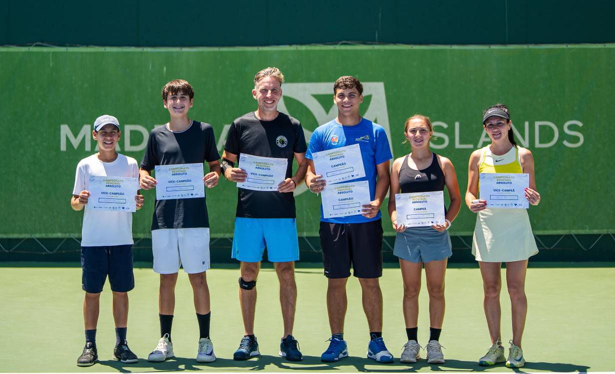 Afonso Paulino e Francisca Marote sagram-se Campeões Regionais Absolutos de Ténis
