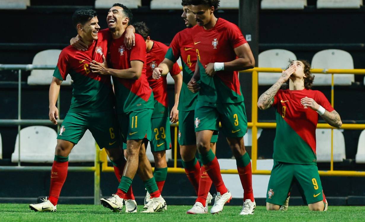 Portugal goleia Ilhas Faroé no apuramento para o Euro2025 de sub-21