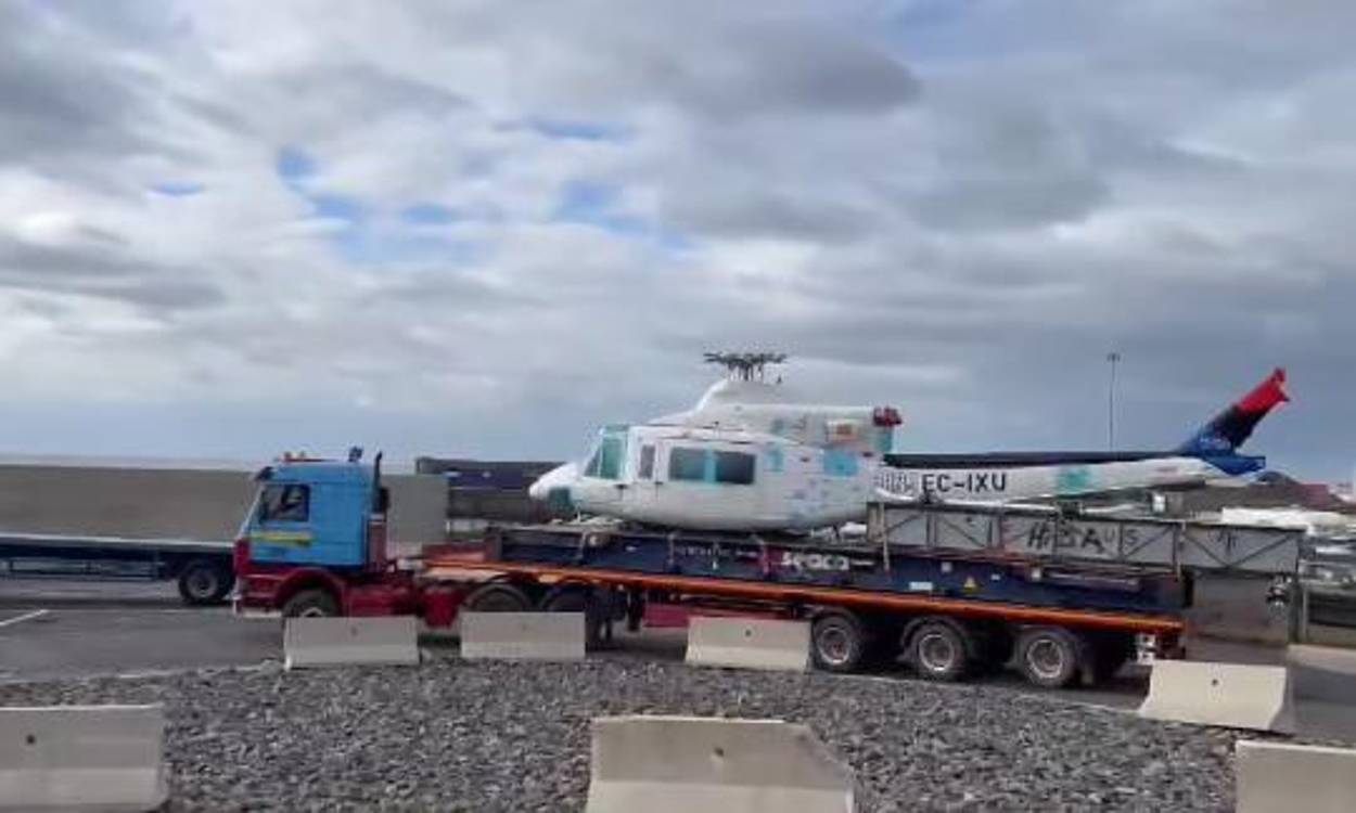 Proteção Civil substitui helicóptero de resgate e combate a incêndios