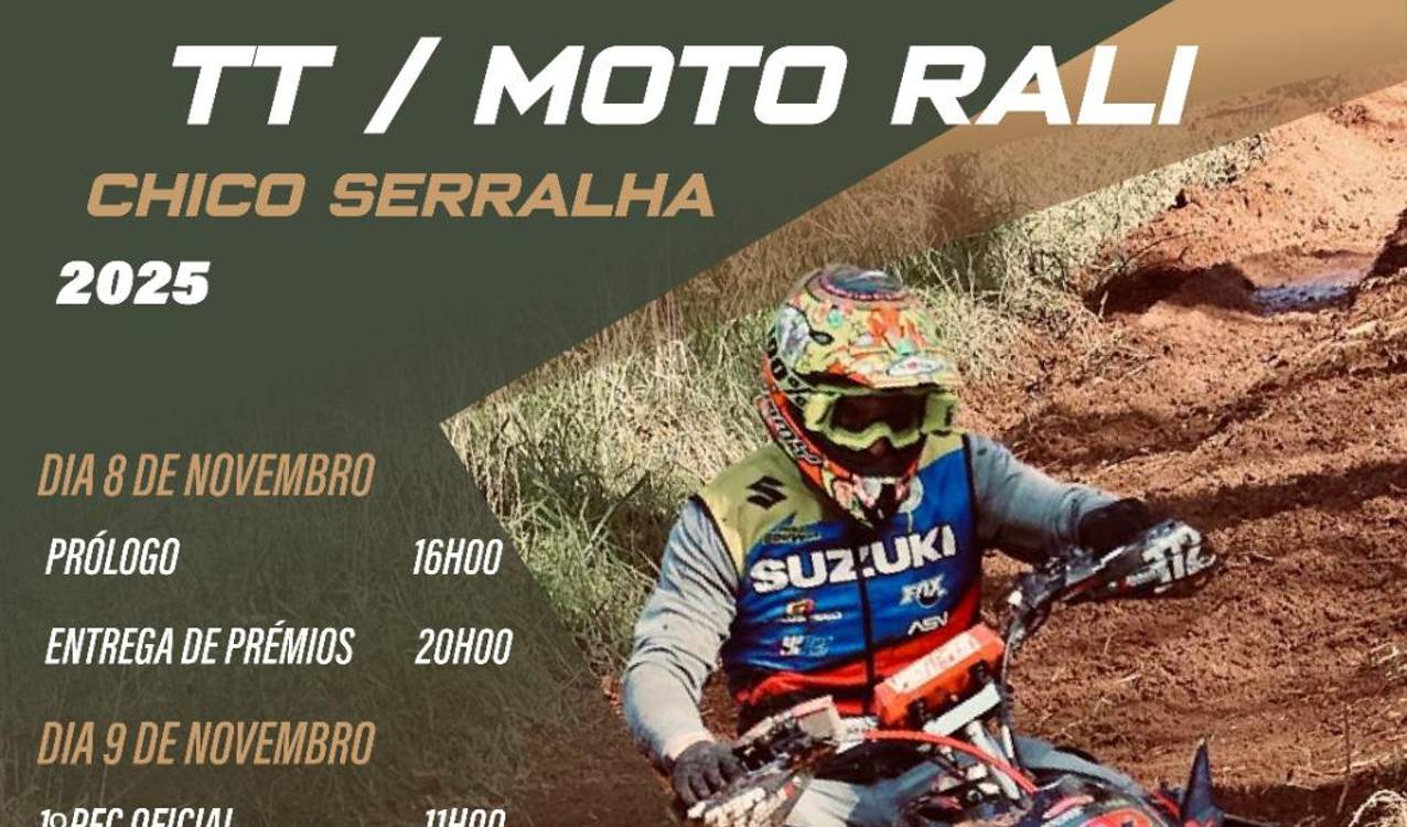 Regional de TT Moto Rali “Chico Serralha” anima Santo da Serra