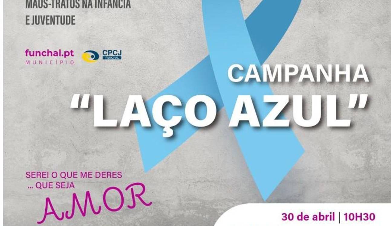 Campanha ‘Laço Azul’ encerra amanhã com sessão e caminhada solidária no Funchal