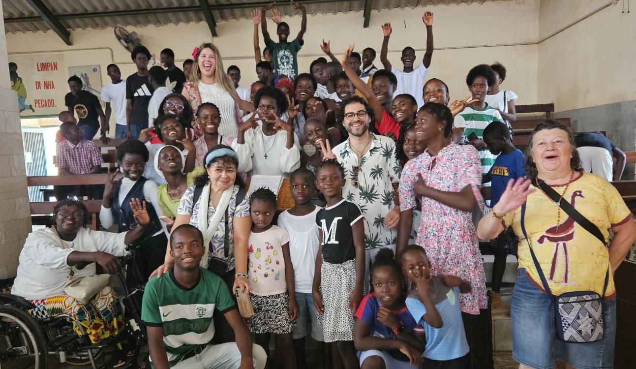 Sandra &amp; Ricardo celebram o Dia de Portugal na Guiné-Bissau numa estreia histórica