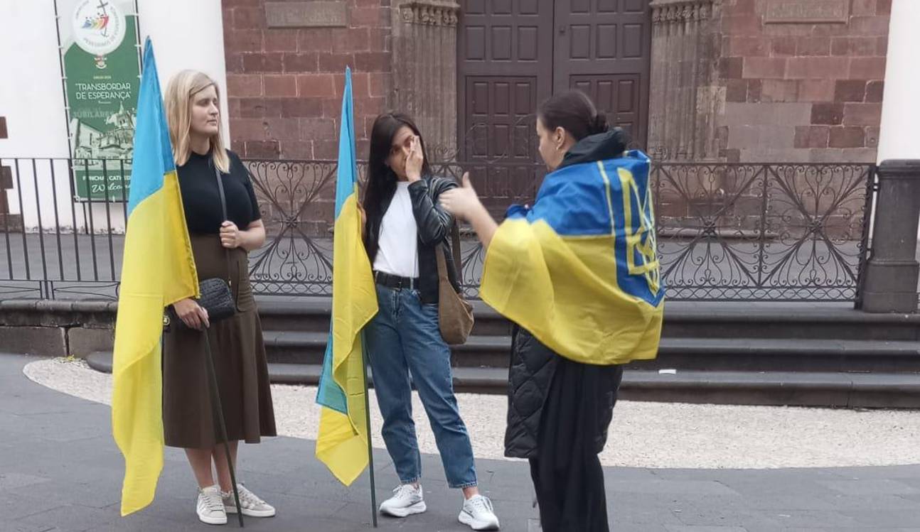 Ucrânia: Madeira promove ação de solidariedade no Funchal (com fotos)