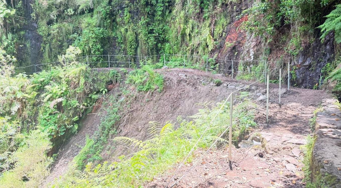 Percurso pedestre da Levada do Caldeirão Verde reaberto