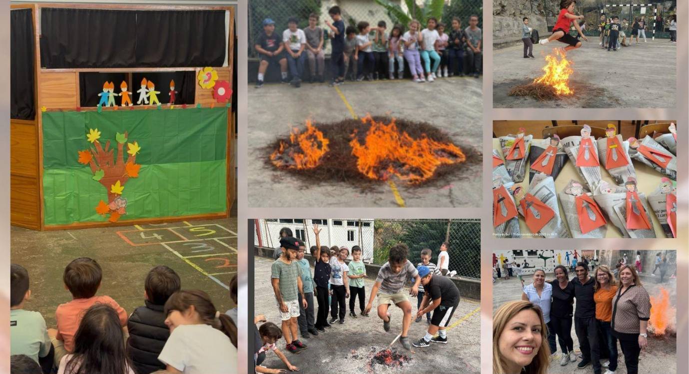 Tradição e alegria marcaram a comemoração do São Martinho na EB1/PE/C da Ponta do Sol