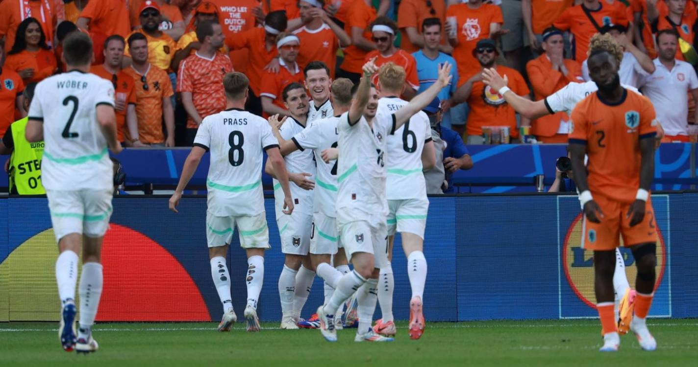 Euro2024: Áustria termina na liderança do Grupo D