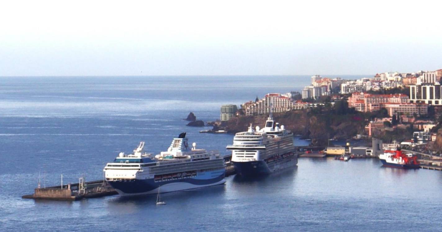 Dois navios movimentam mais de 6.600 pessoas no Porto do Funchal
