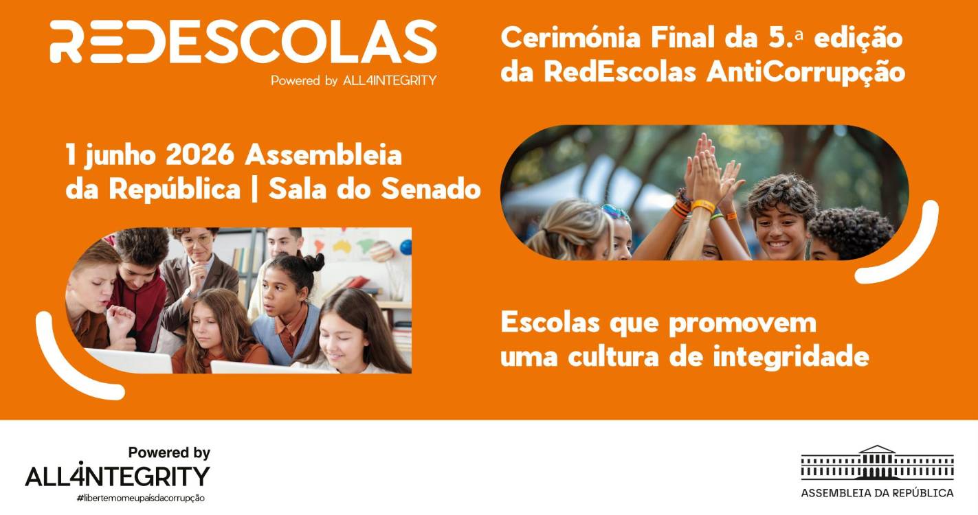 Escolas da Madeira participam na cerimónia final da RedEscolas AntiCorrupção