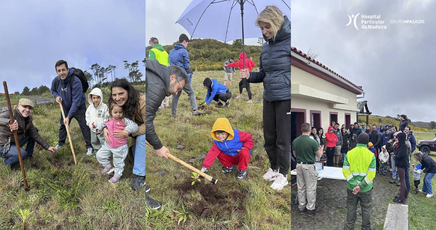 Hospital Particular da Madeira planta mil árvores para assinar milésimo nascimento na maternidade