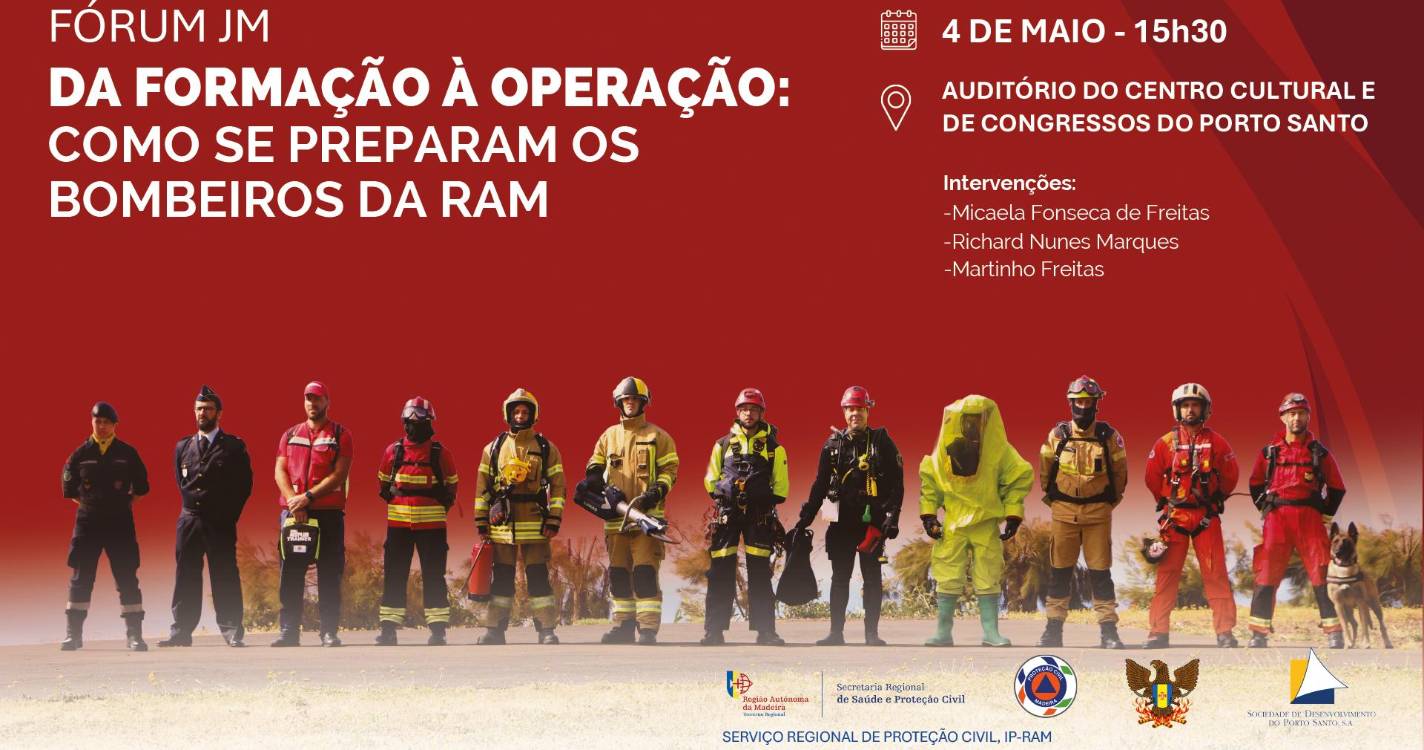 Fórum JM | Da Formação à Operação: Como se preparam os bombeiros da RAM