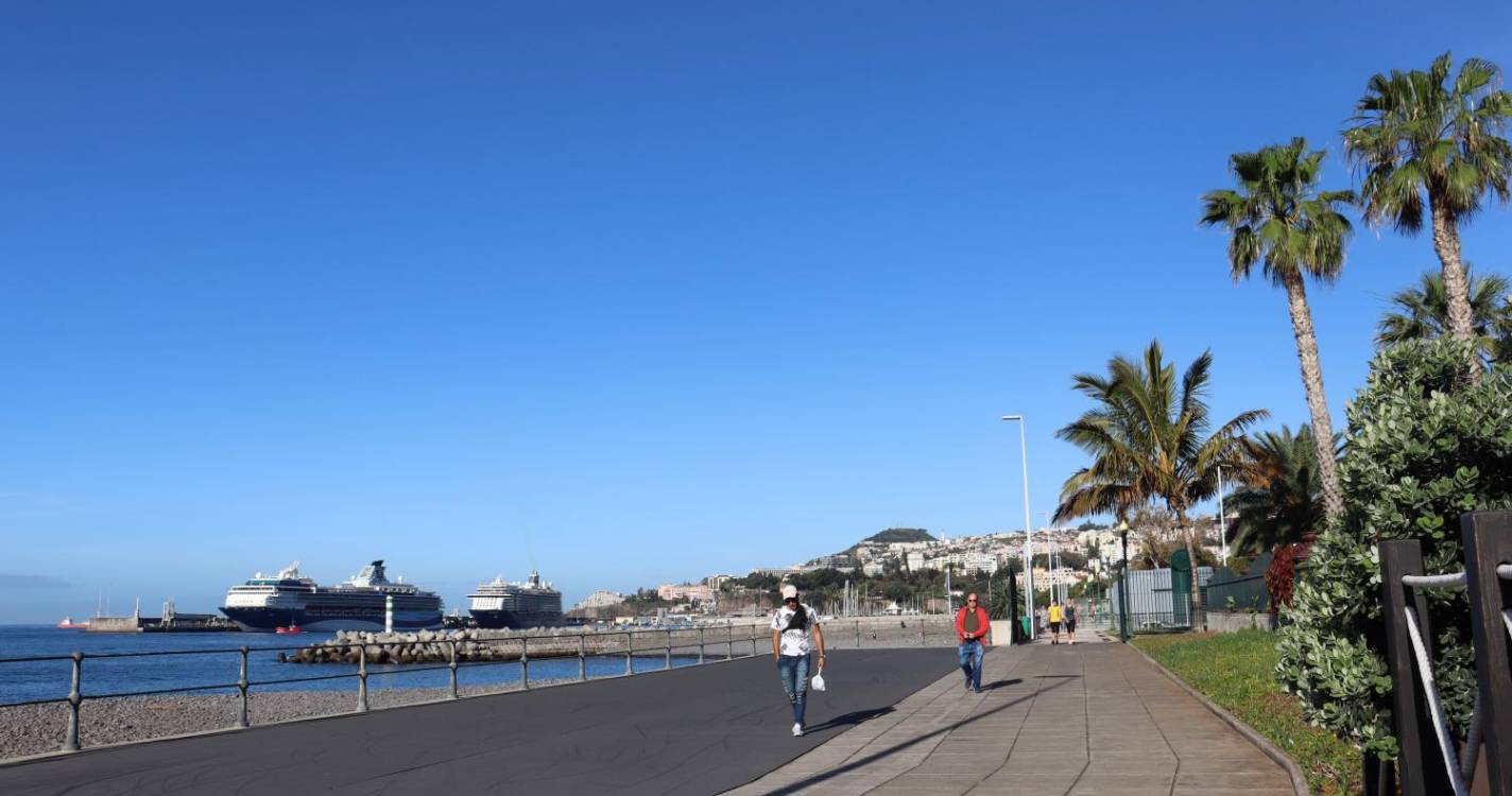 Dois navios trazem 6 mil pessoas ao Porto do Funchal