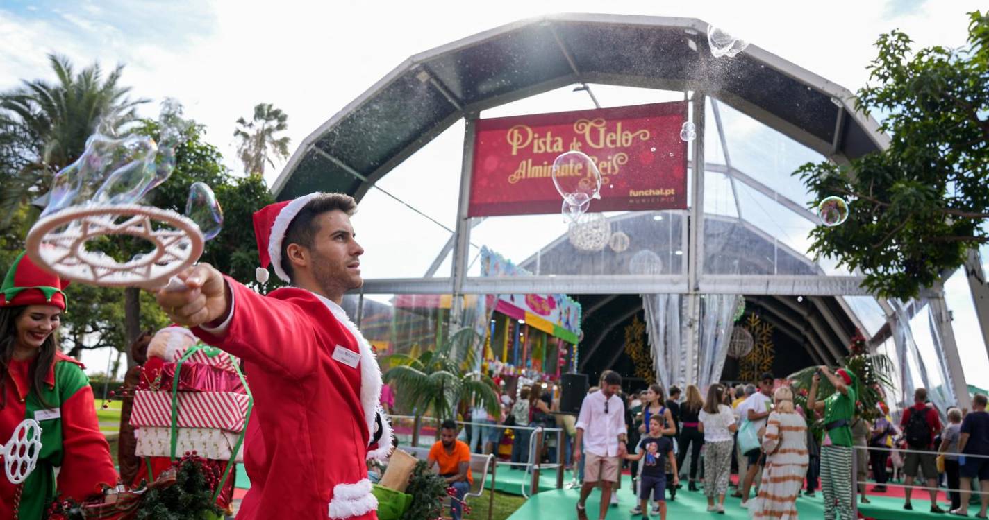 Pista de gelo já abriu e oferece adrenalina a miúdos e graúdos