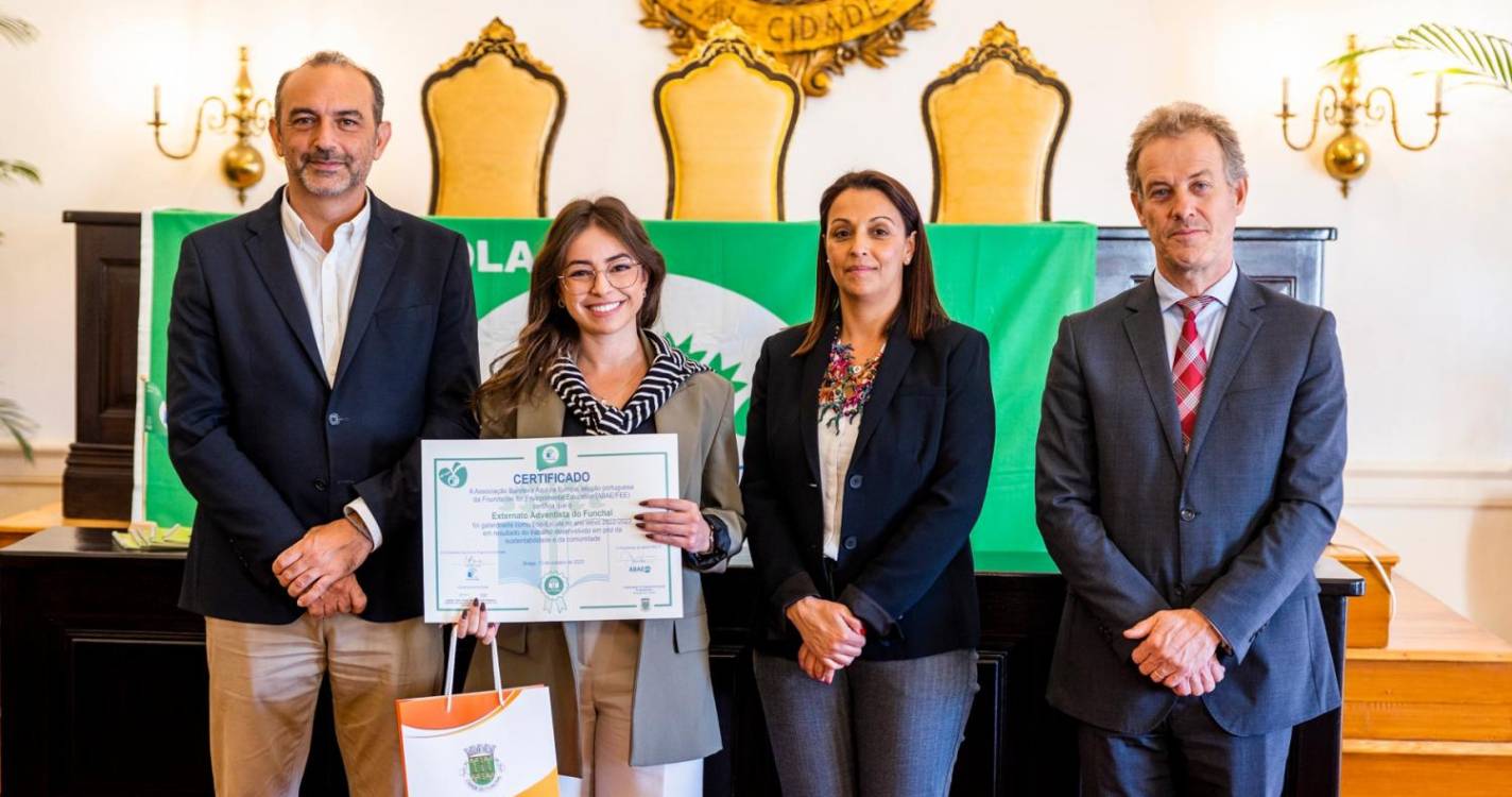 Externato Adventista do Funchal recebeu o seu 15.º galardão Eco-Escolas