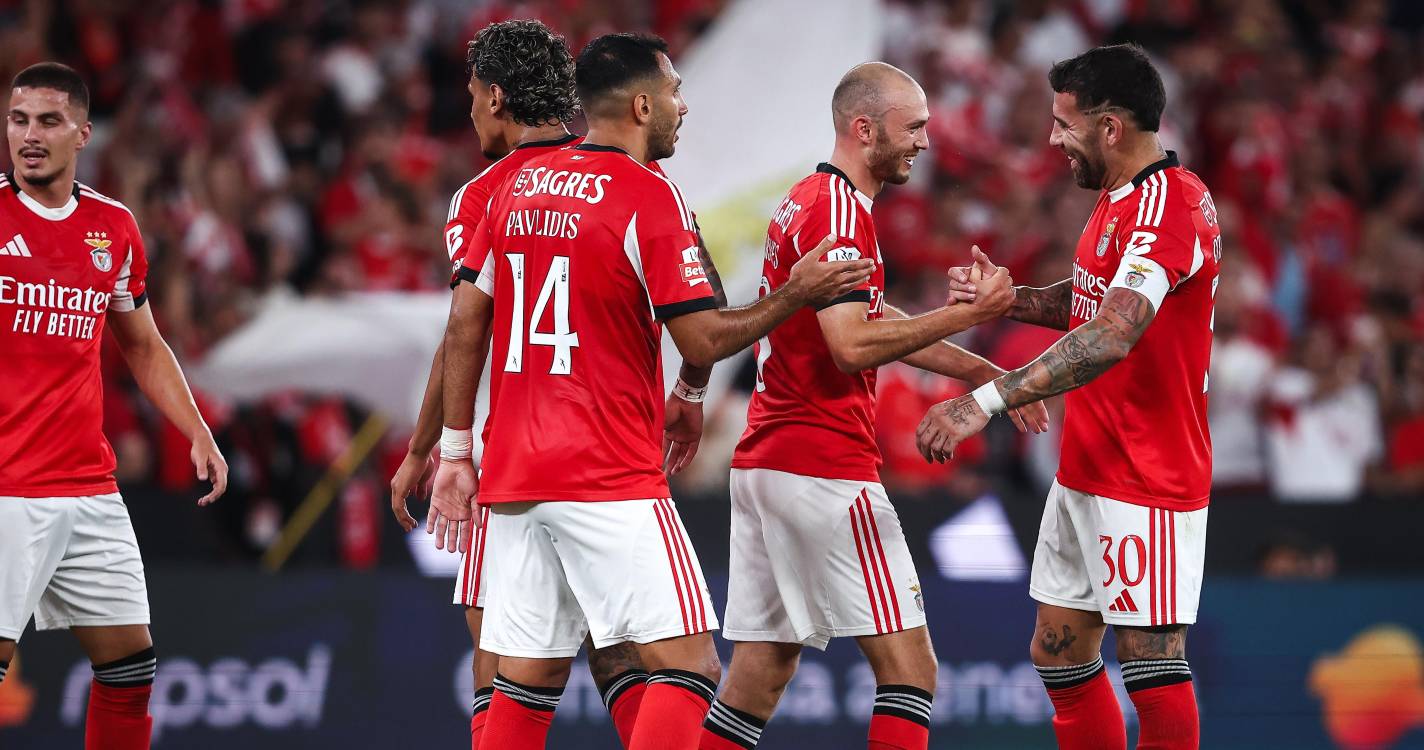 I Liga: Benfica soma segunda vitória na receção ao Tondela