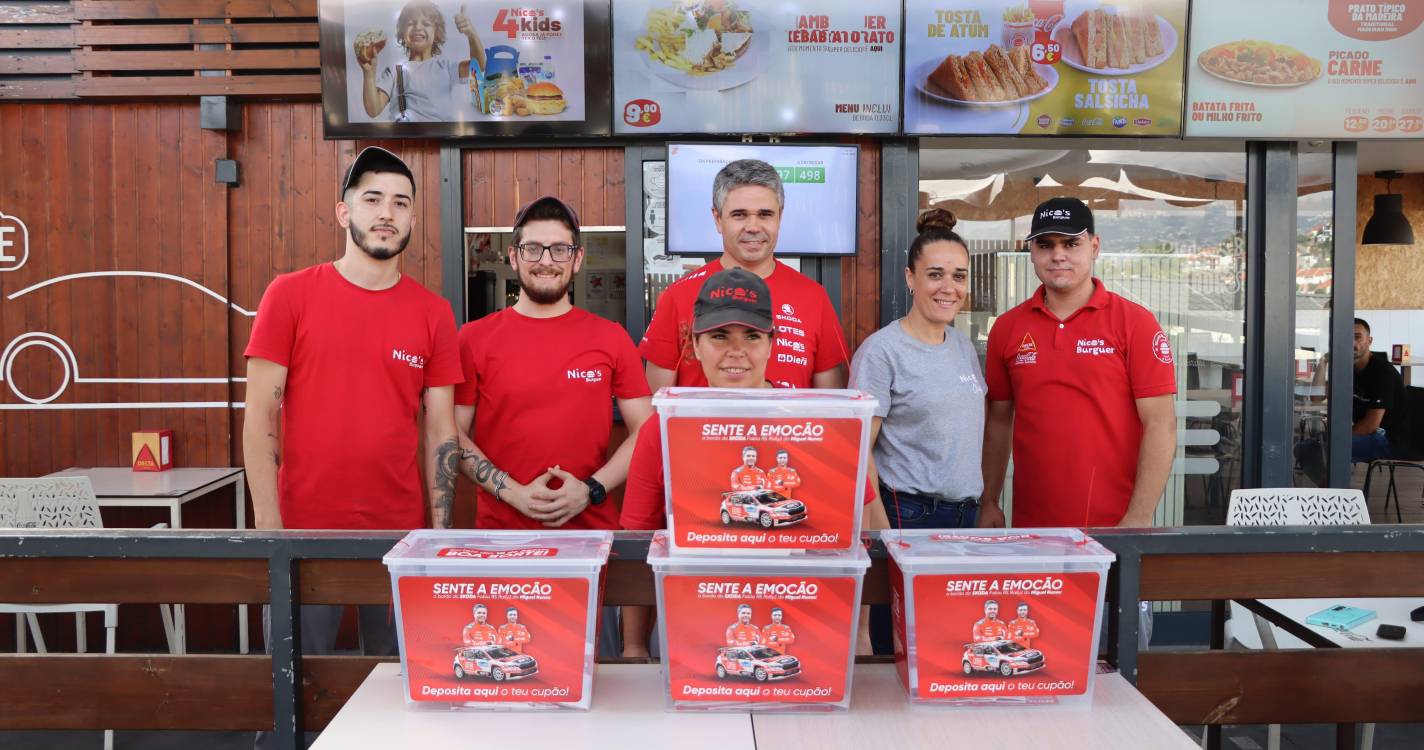 Nico’s Burger sorteia experiências de co-drive com Miguel Nunes