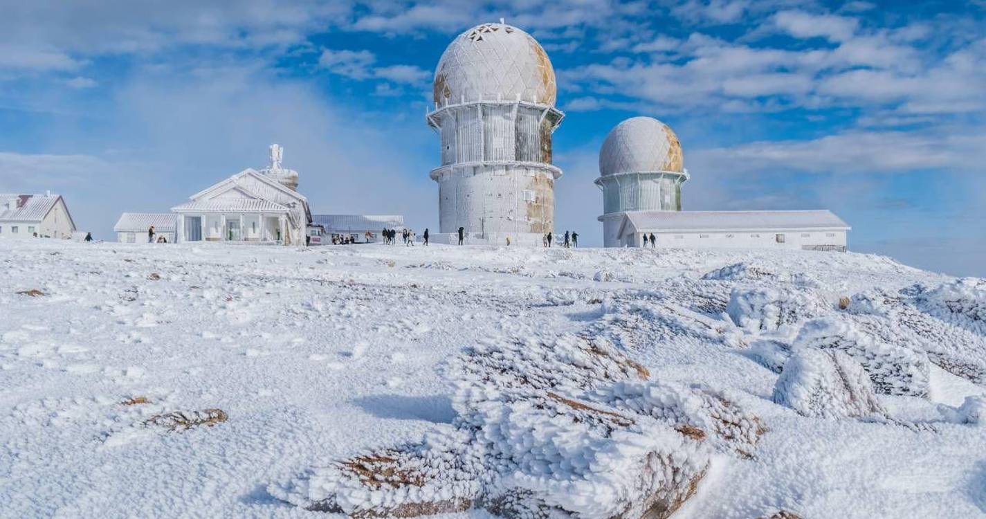 Acessos à Serra da Estrela cortados devido à neve