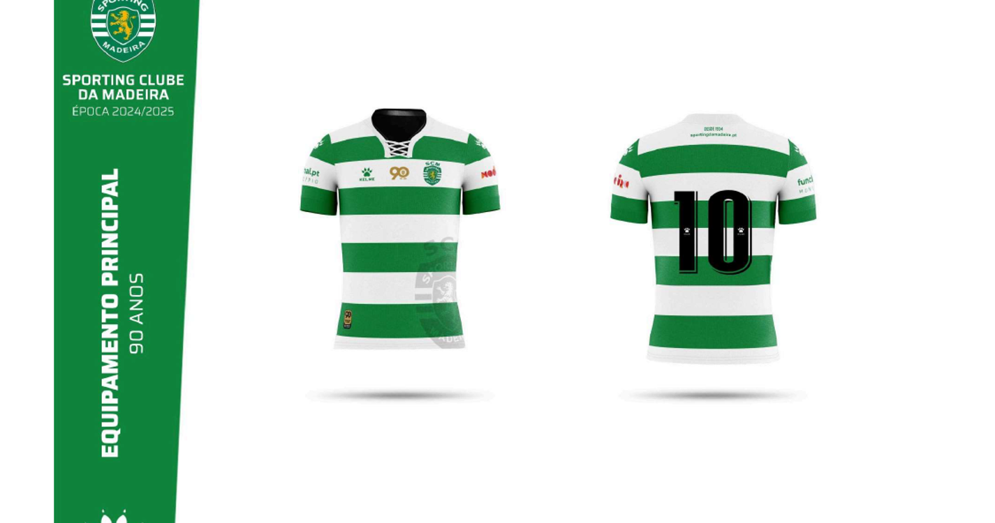 Sporting Clube da Madeira comemora 90 anos e terá camisola comemorativa