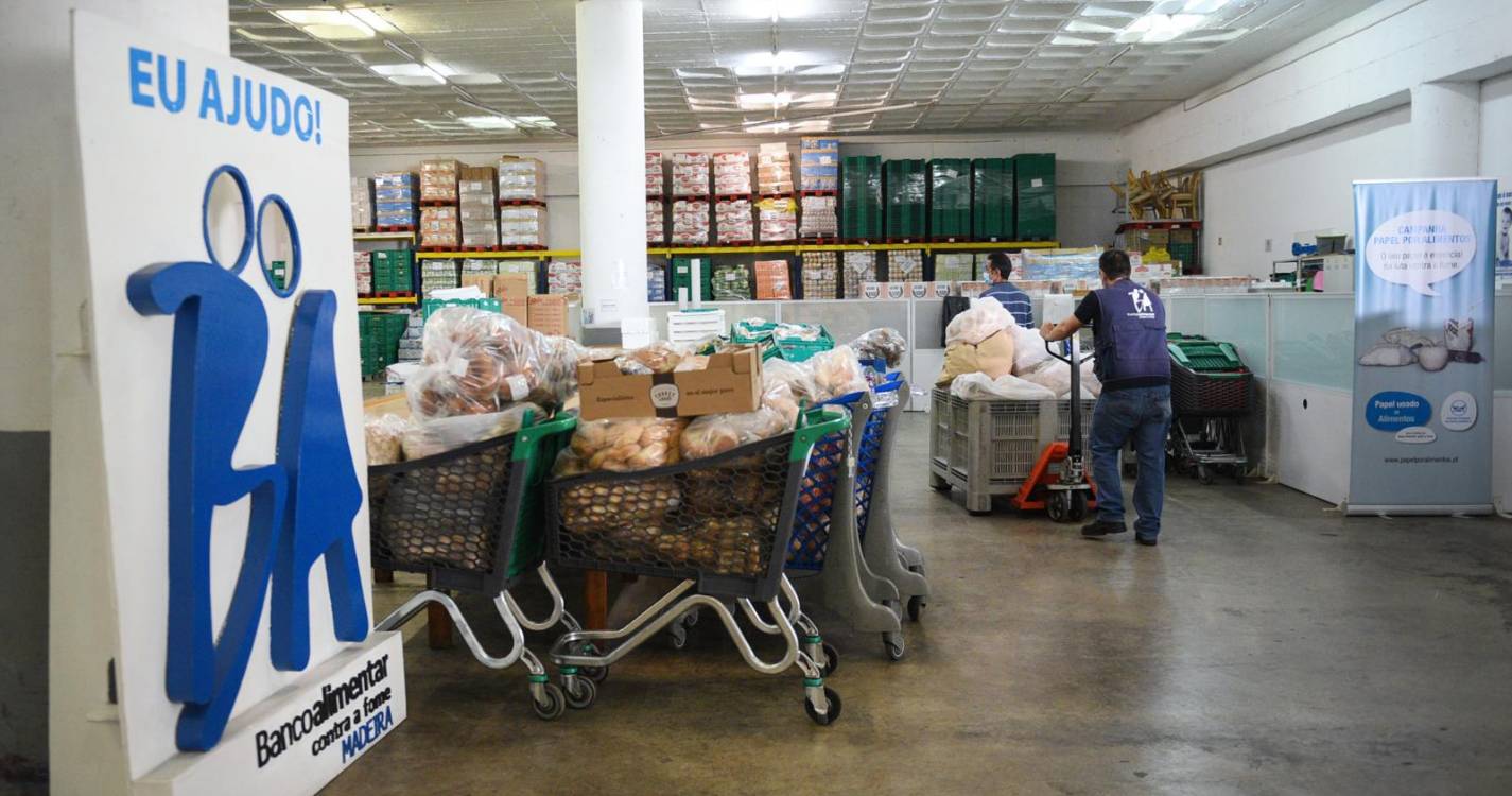 33,1 toneladas de bens alimentares doadas pelos madeirenses ao Banco Alimentar