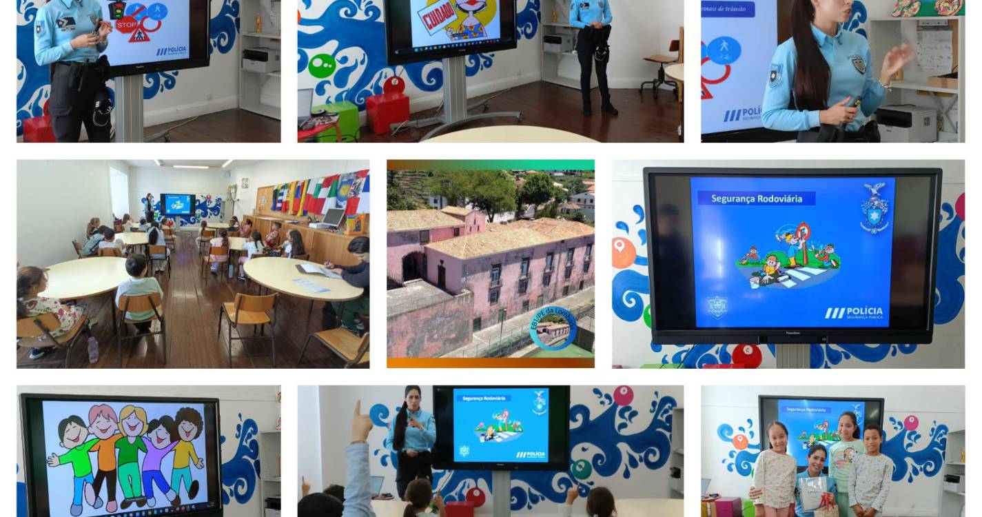 Segurança rodoviária em destaque na EB1/PE da Lombada