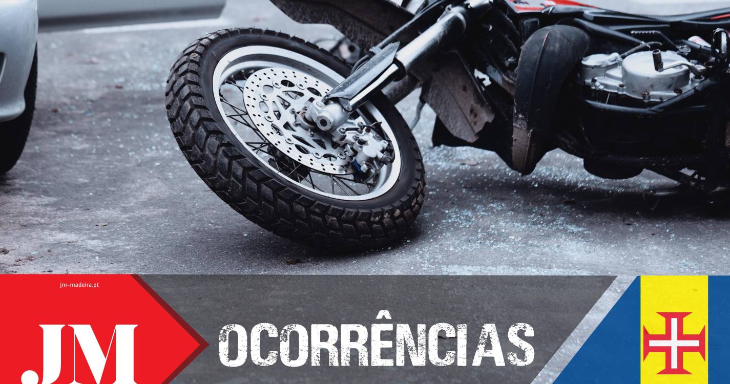 Motociclista ferido em colisão com automóvel no Funchal