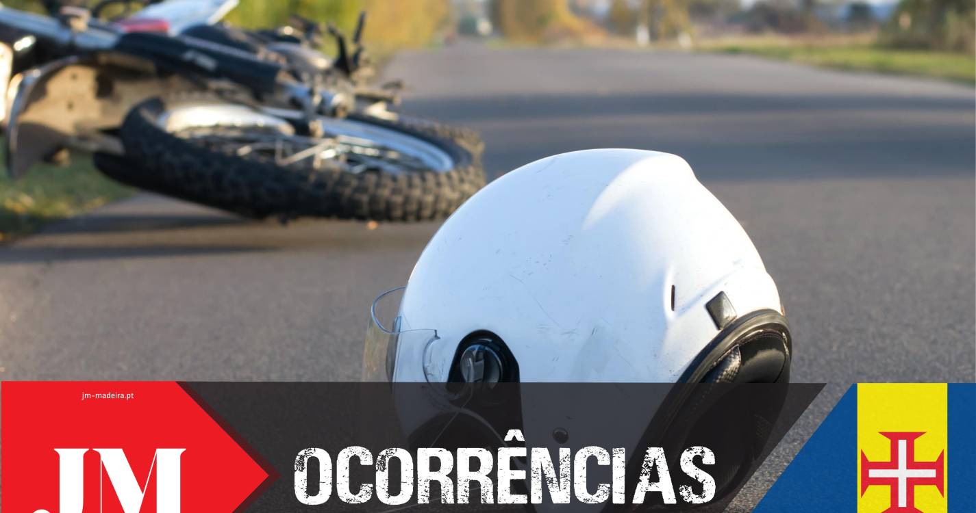 Despiste de mota faz ferido na Calheta
