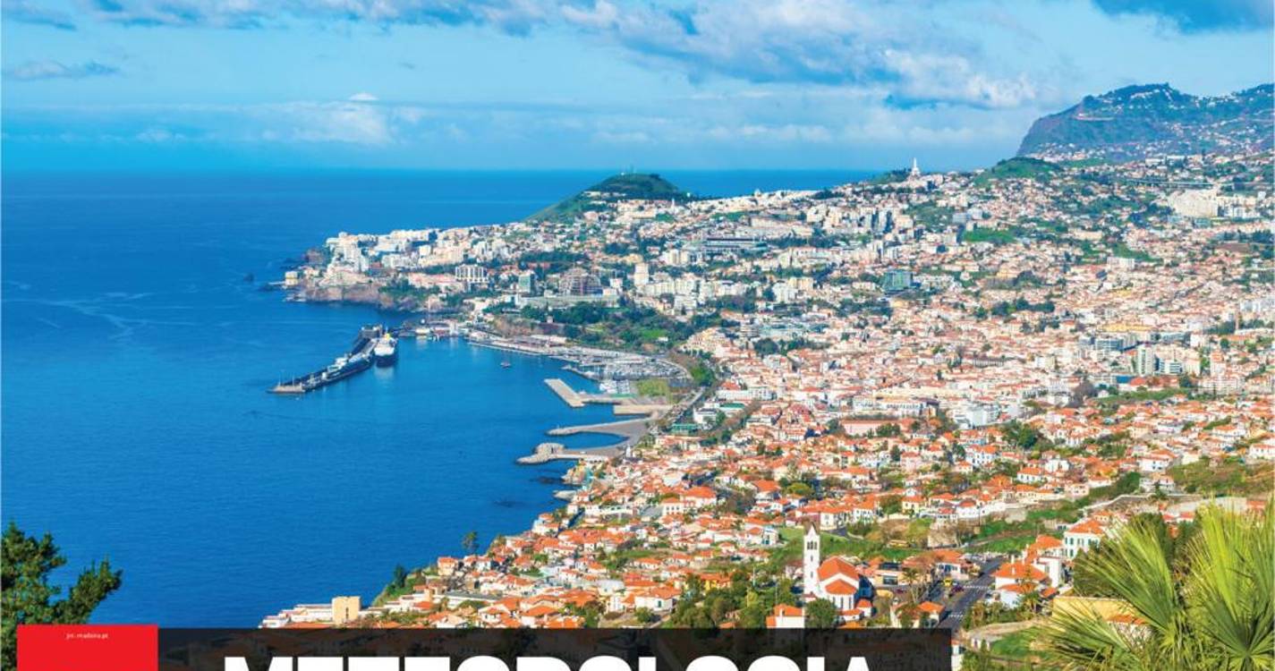 Temperatura máxima no Funchal pode ir aos 29ºC