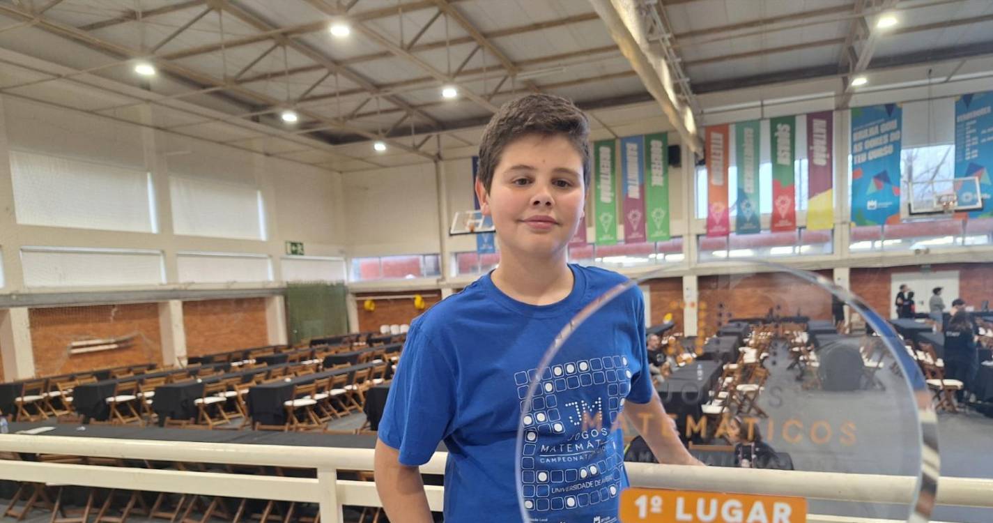 Aluno da Levada conquista 1.º lugar no Campeonato Nacional de Jogos de Matemática