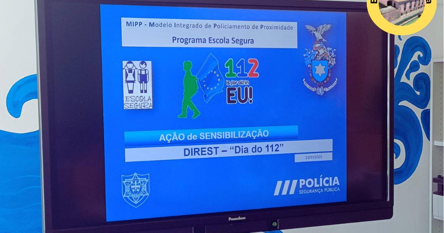 Escola da Lombada da Ponta do Sol assinala Dia Europeu do 112