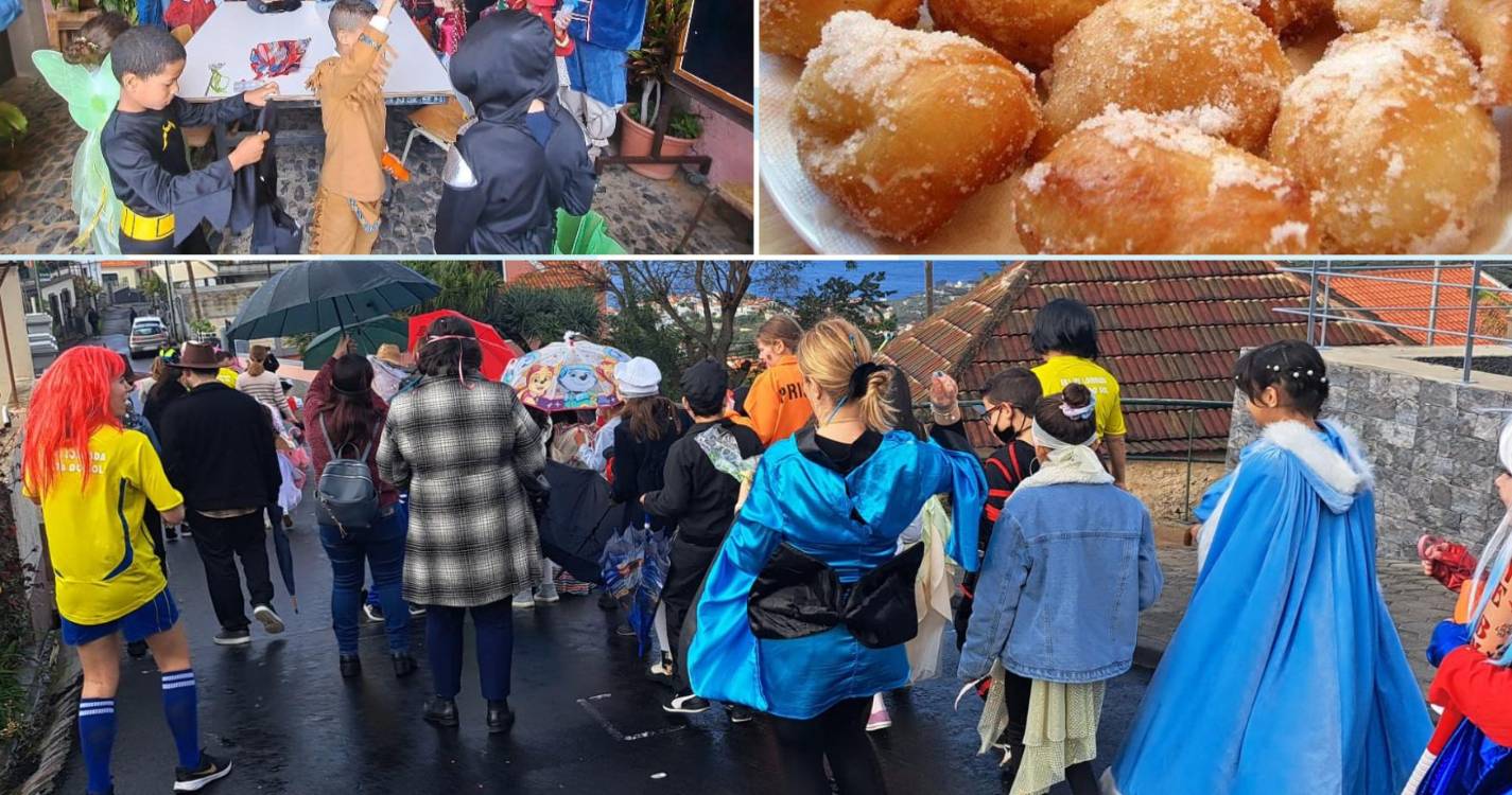 Alunos da Escola da Lombada dão cor ao Carnaval
