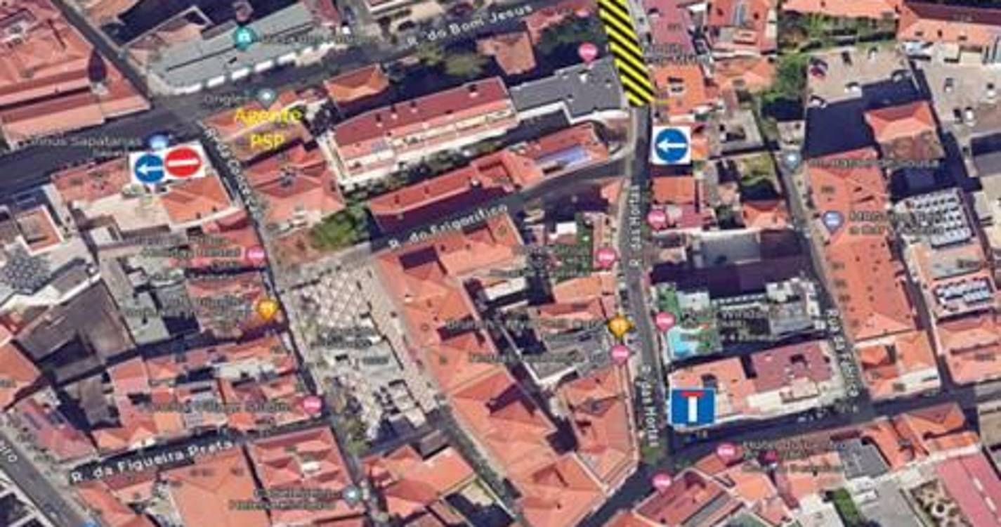 Trabalhos de repavimentação vão interromper trânsito na Rua das Hortas e afetar circulação na Rua do Frigorífico