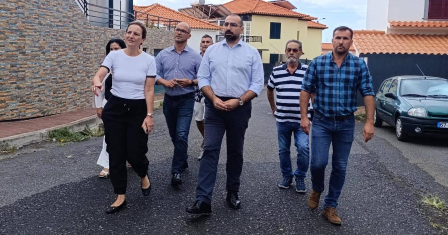 PS quer concluir estrada que o Governo deixou a meio no Caniçal