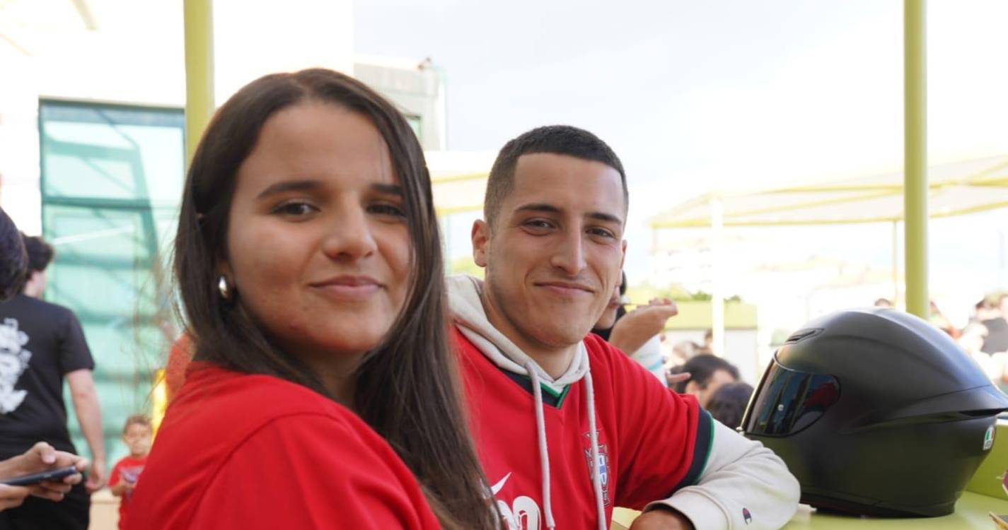 Tudo a postos para o Geórgia-Portugal na ‘fan zone’ do Madeira Shopping (com fotos)