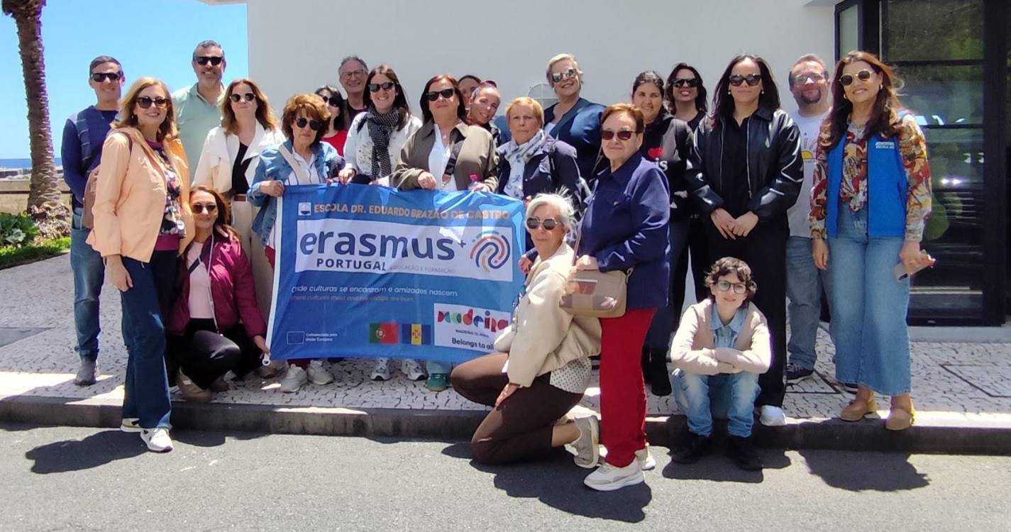 Escola Dr. Eduardo Brazão de Castro recebe três grupos no âmbito do projeto Erasmus +