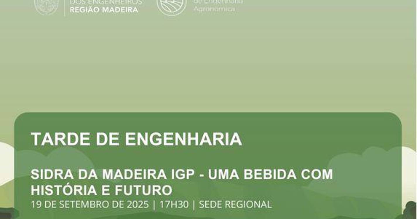 Ordem dos Engenheiros debate futuro da Sidra da Madeira