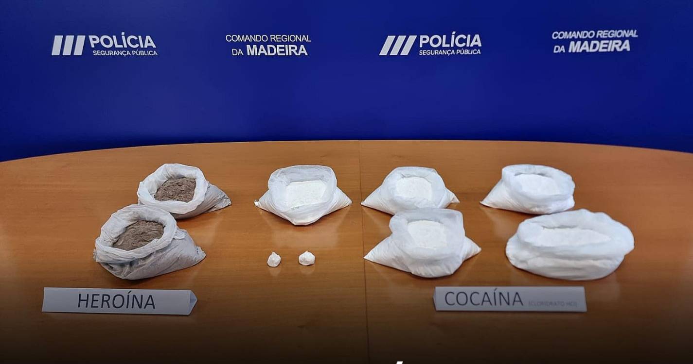 PSP apreende mais de 7 kg de droga no Funchal
