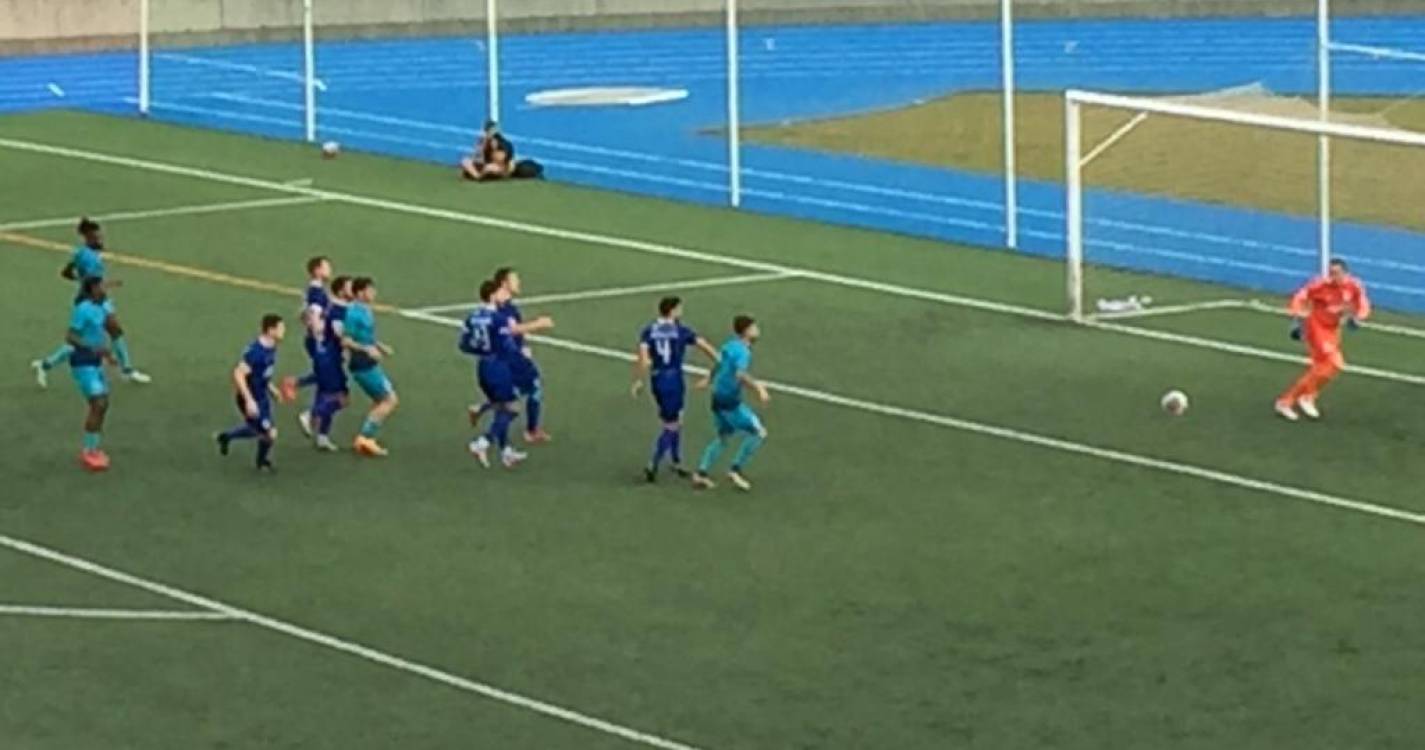 Portosantense perdeu por 1-2 frente aos Sandinenses