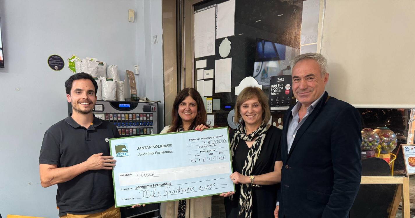 Jantar solidário no Porto da Cruz angariou 1.500 euros para jovem amputado