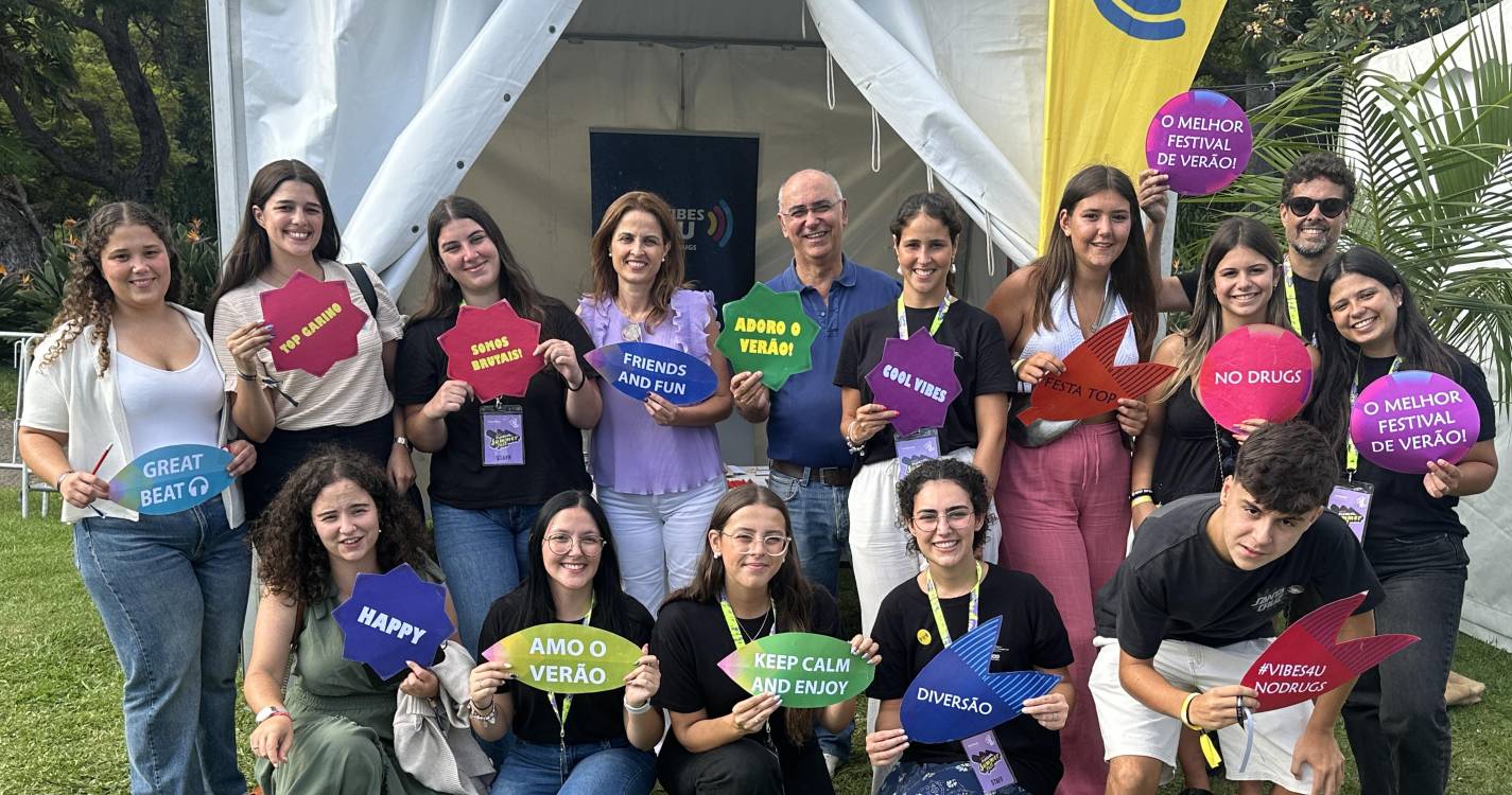 Campanha ‘+Verão... Sem Drogas’ marcou presença no ‘Funchal Summer Fest’