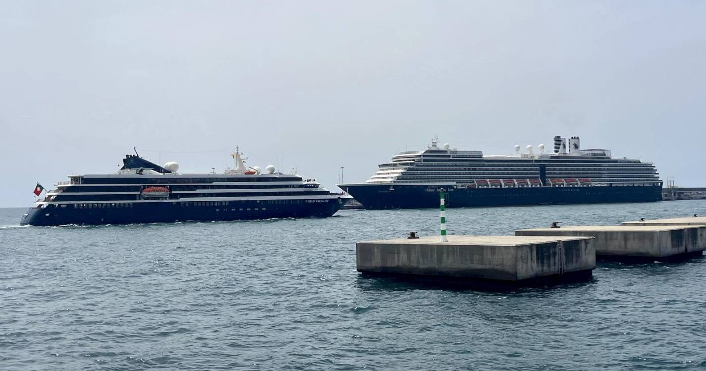 Funchal recebe dois cruzeiros e um mega-iate