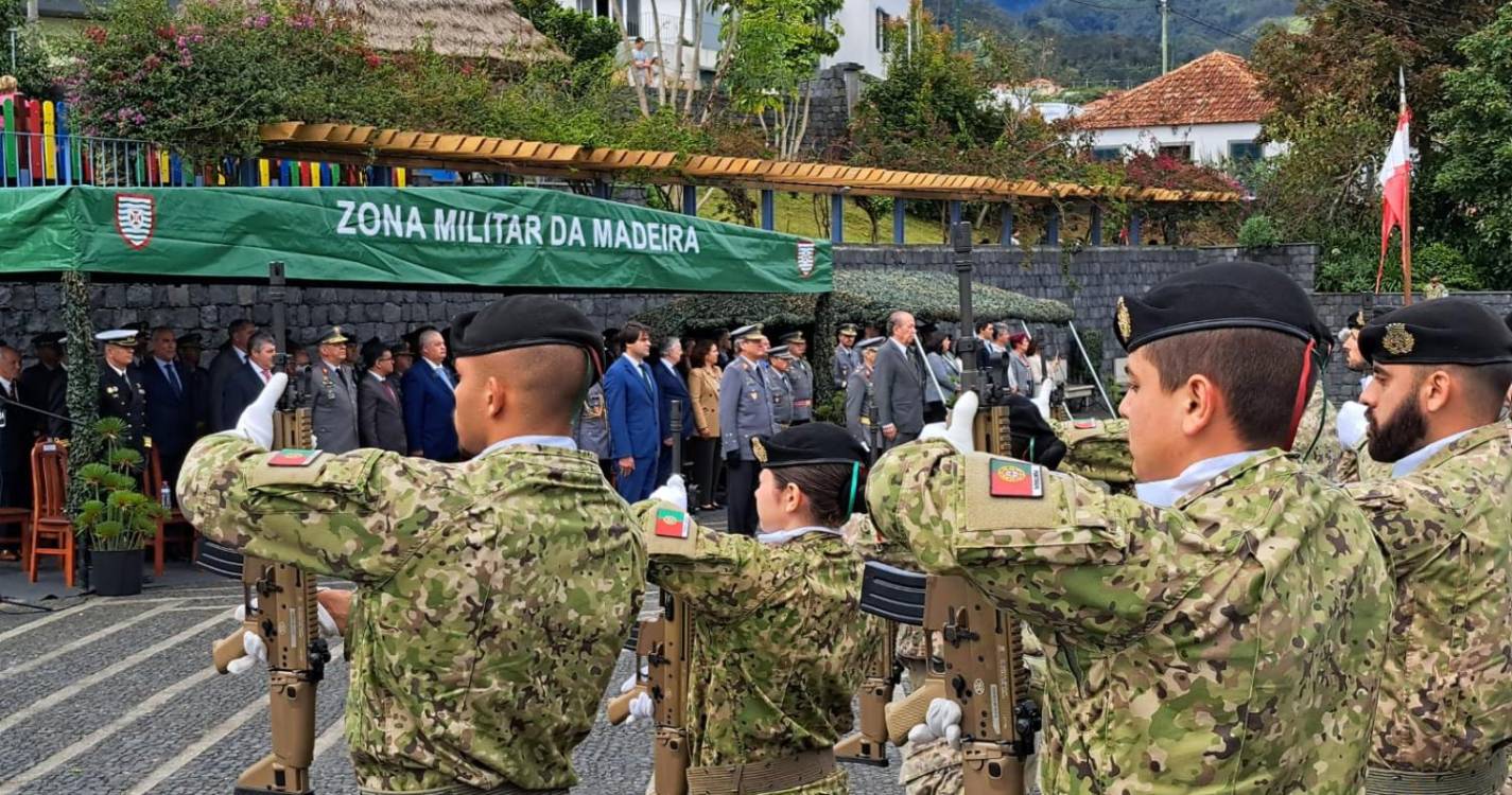 Arrancou a cerimónia dos 188 anos do Comando da Zona Militar da Madeira