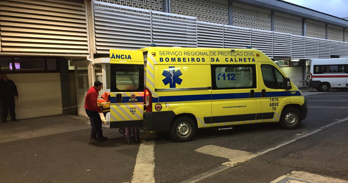 Despiste na Calheta fez um ferido